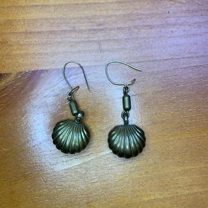 Vintage shell earrings from my grandma!